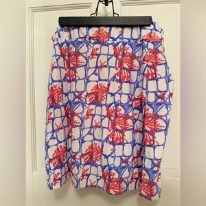 Lulu-B Coral print skort